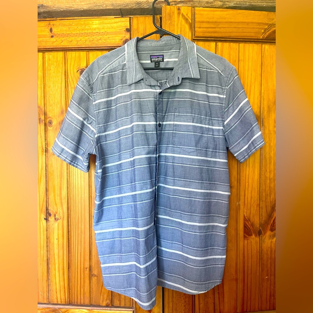 Mens Patagonia Daily Go To shirt organic cotton size xL